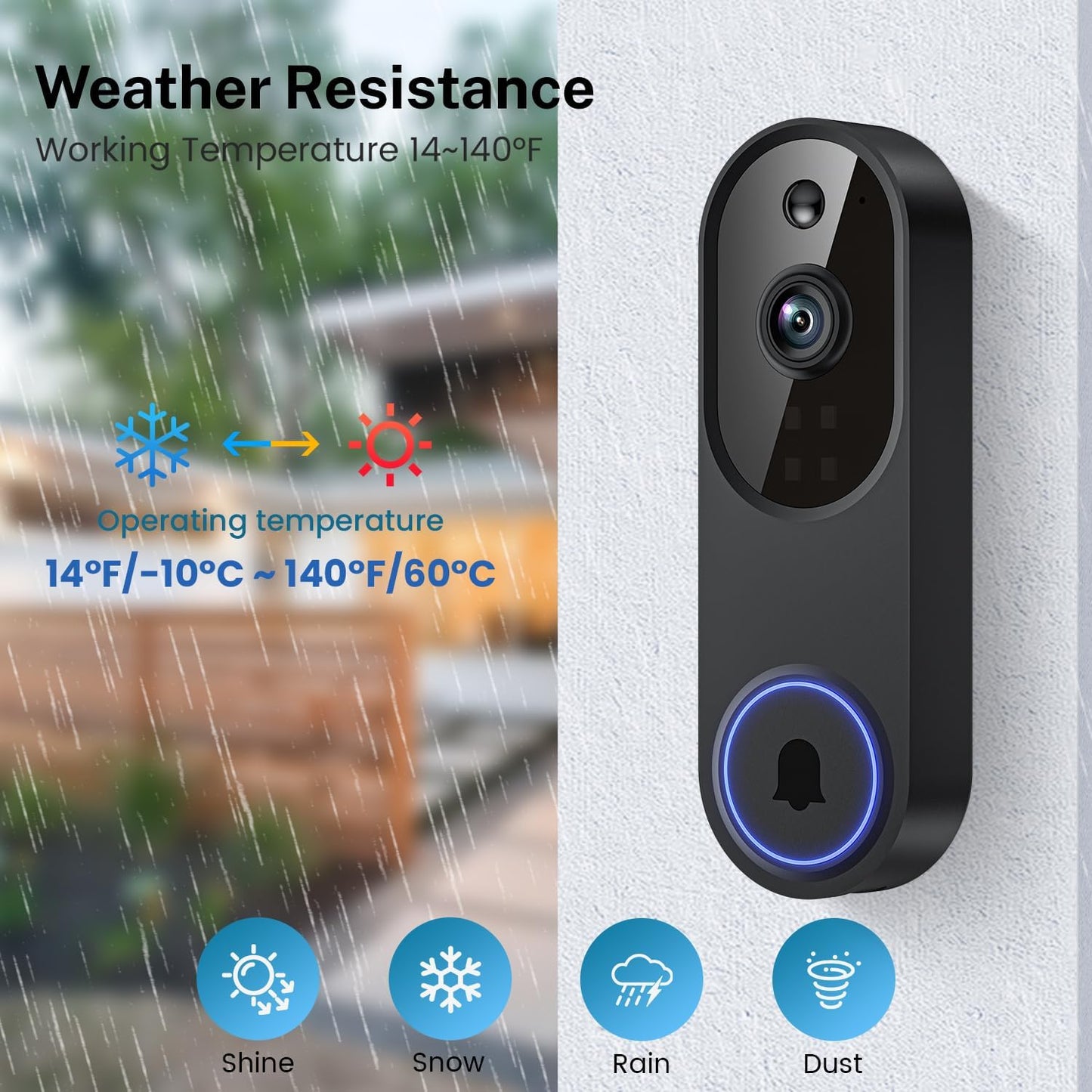 TheSnapCam 2 In 1 Smart Doorbell Security Camera