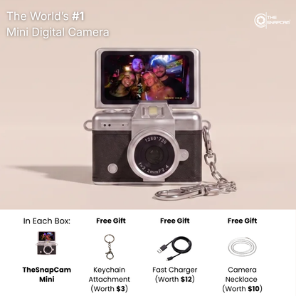 TheSnapCam Mini — The Keychain Camera For Cute, Nostalgic Photos Anywhere