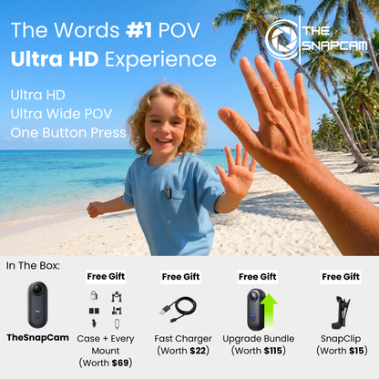 TheSnapCam - The World's #1 Action Camera - Mounted Up' Edition
