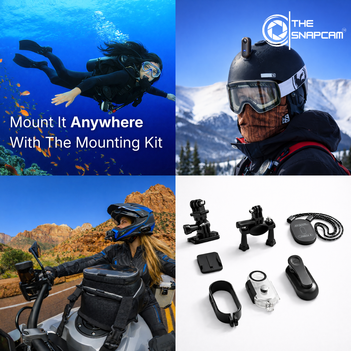 TheSnapCam 4k Edition - Mount It, Press Once, And Never Miss The Shot