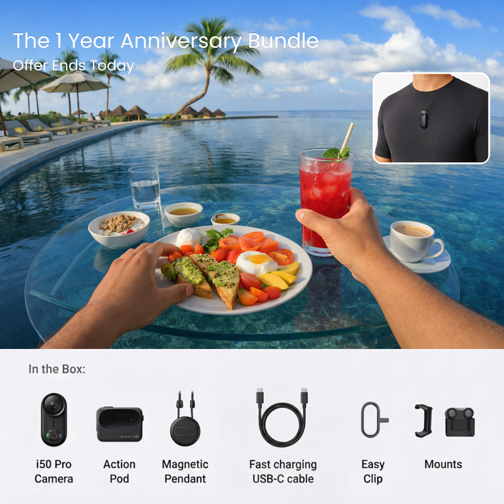 TheSnapCam i50 Edge - The Wearable 4k Action Camera
