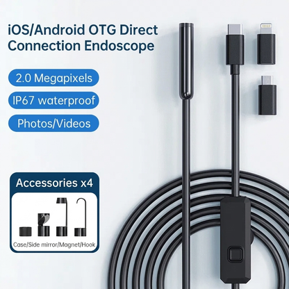 TheSnapCam Endoscope Camera with Light