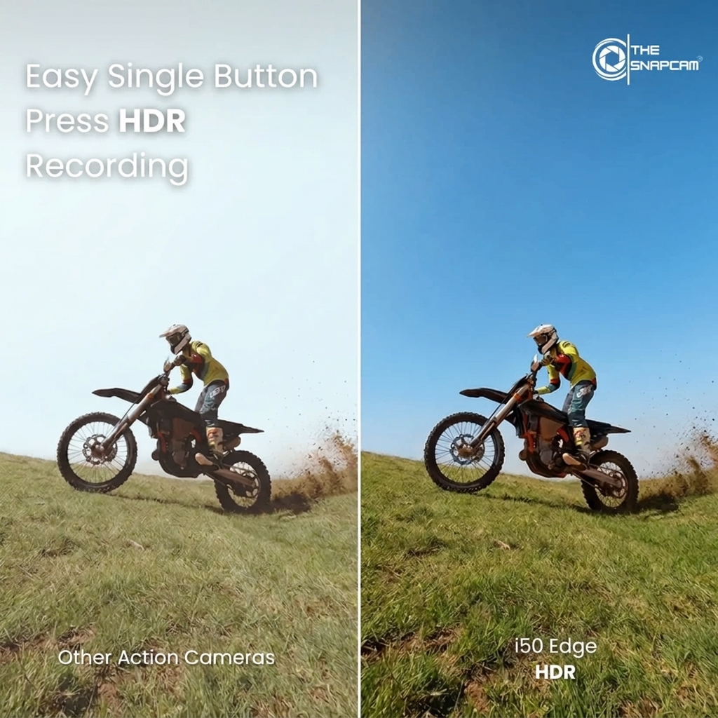 TheSnapCam i50 Edge - The Wearable 4k Action Camera