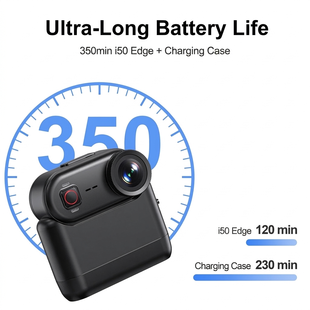 TheSnapCam i50 Edge - The Wearable 4k Action Camera