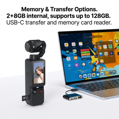 TheSnapCam Pocket X6 - The Easiest To Use Handheld Vlogging Camera