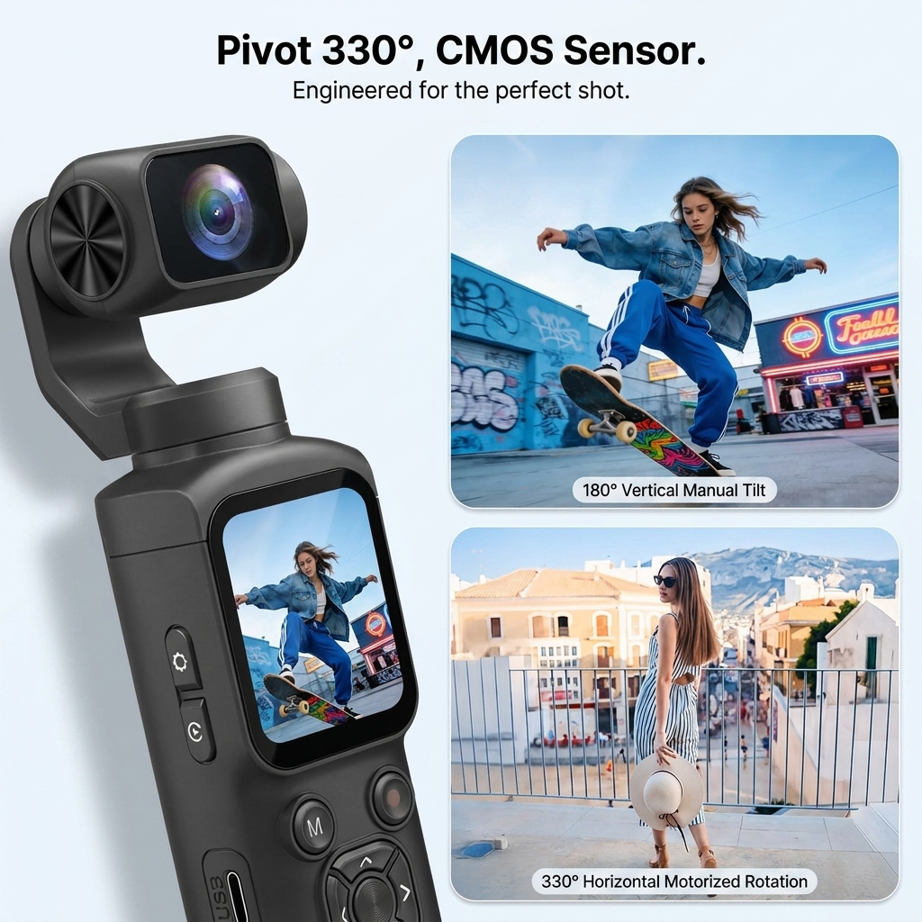 TheSnapCam Pocket X10 - The Premium 4k Handheld Camera