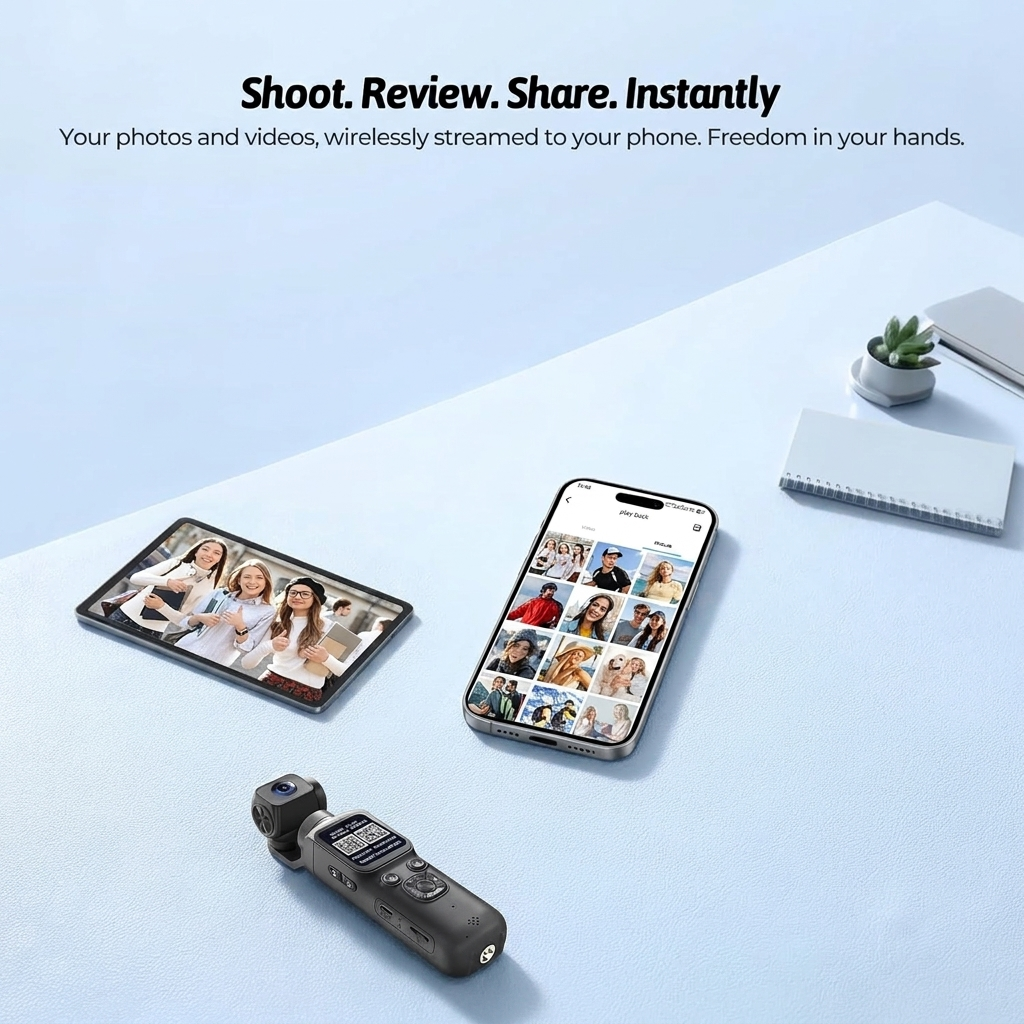 TheSnapCam Pocket X10 - The Premium 4k Handheld Camera