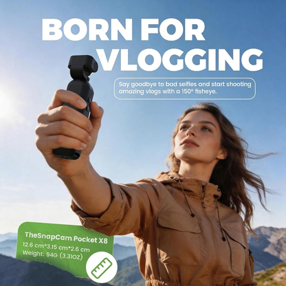 TheSnapCam Pocket X8 - The Ultimate Handheld Camera