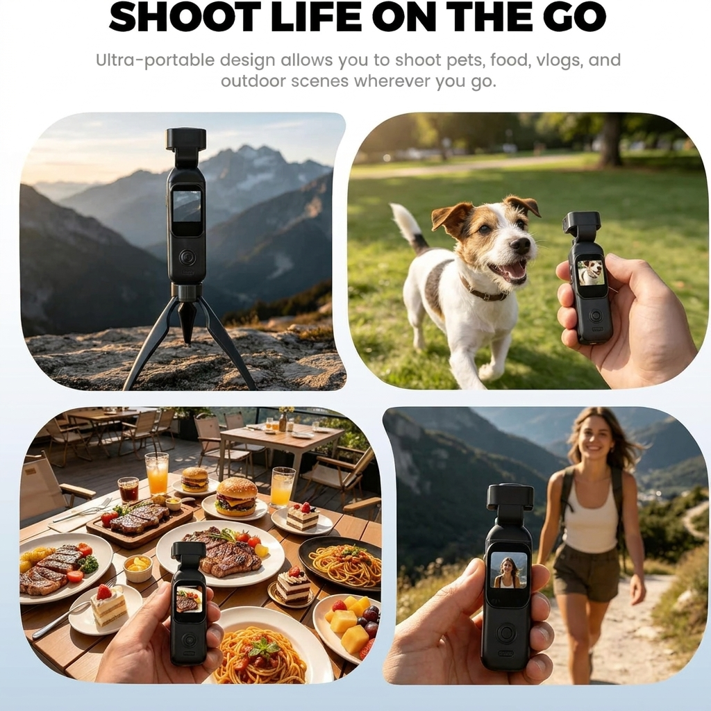 TheSnapCam Pocket X8 - The Ultimate Handheld Camera