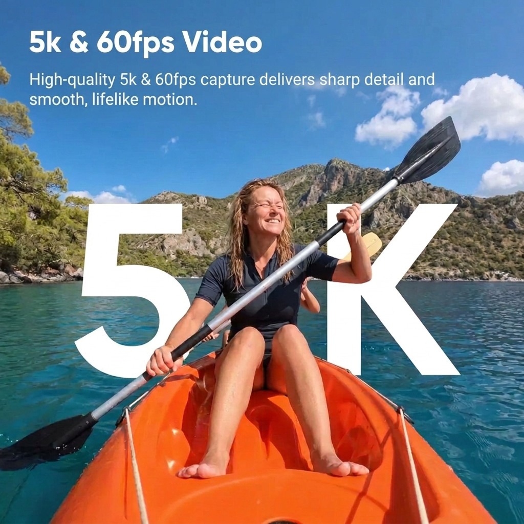 TheSnapCam Pro S5 - The 5k Wide Angle 60FPS Action Camera